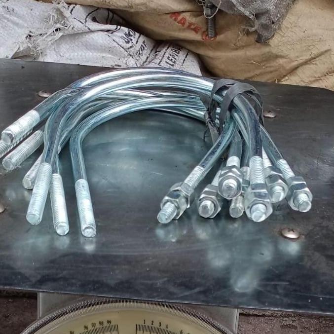 U bolt 6 inch besi 12 mm
