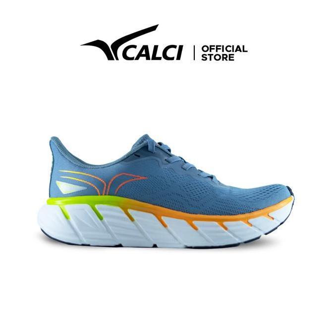 CALCI Sepatu Lari / Running Shoes Audacity Blast - Citadel/Orange