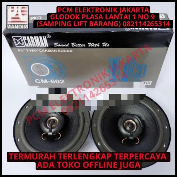 TERLARIS SPEAKER SPEKER PINTU MOBIL 6INCH 6 INCH CARMAN 2 WAY 2WAY CM602 CM