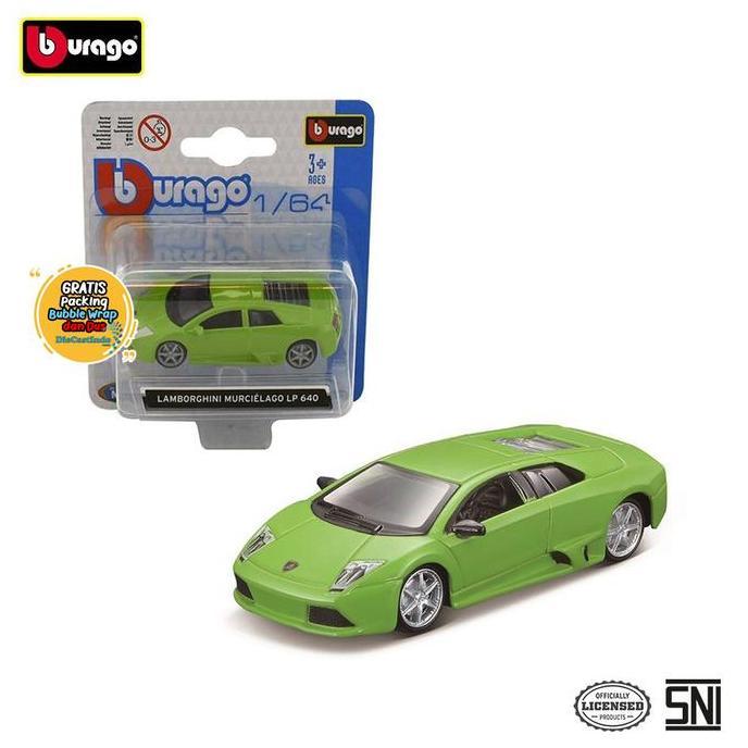 Bburago Lamborghini Murcielago LP 640 Skala 1:64 Hijau