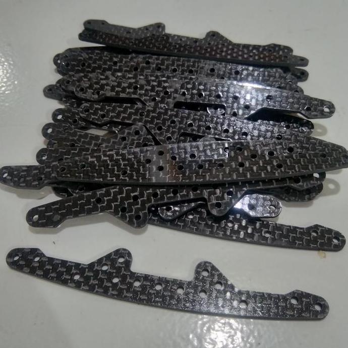 REP TAMIYA HG CARBON REINFORCING PLATE SUPER X CHASSIS POLOS