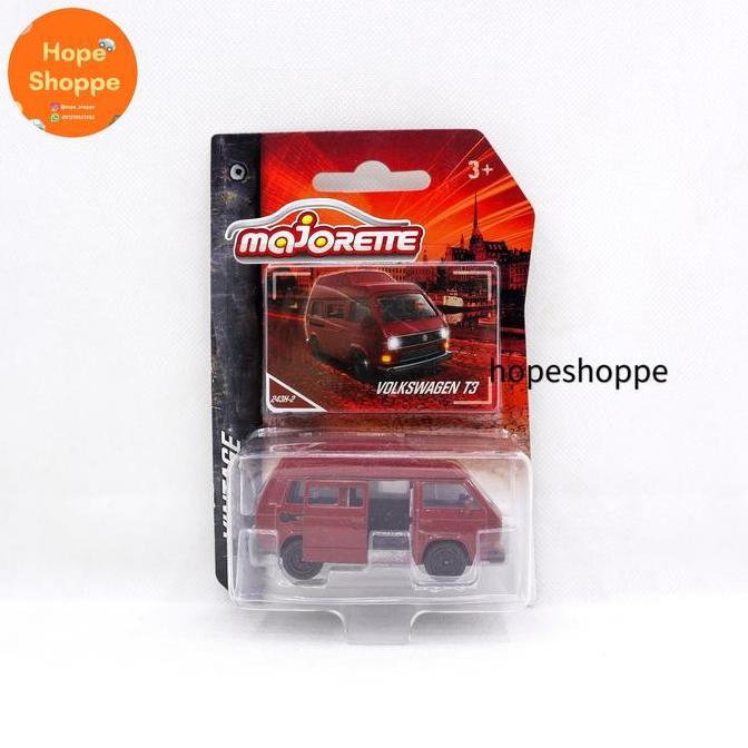 Majorette Vintage Volkswagen T3 Camper High Roof Diecast Mobil VW Original