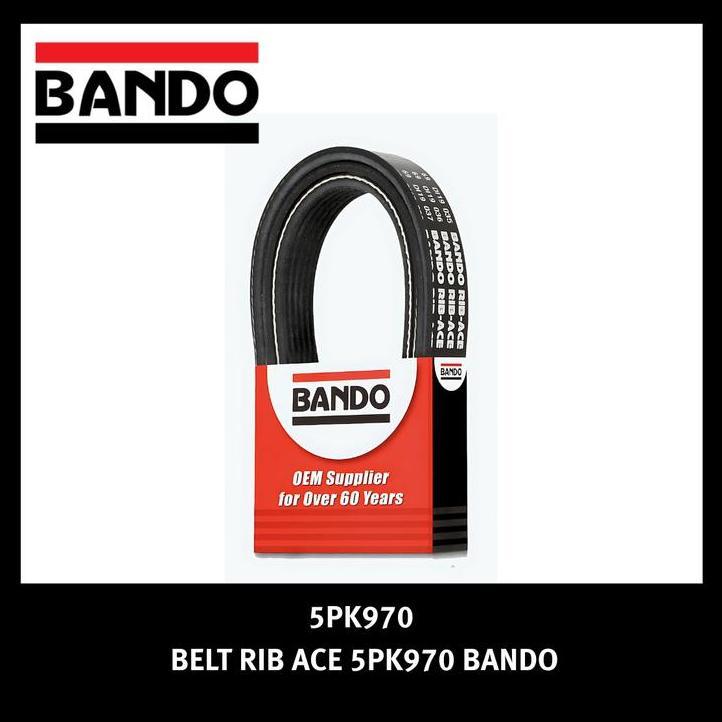 TERLARIS VANBELT 5PK970 BANDO BELT RIB ACE 5PK 970 FANBELT VBELT TALI KIPAS VAN BELT