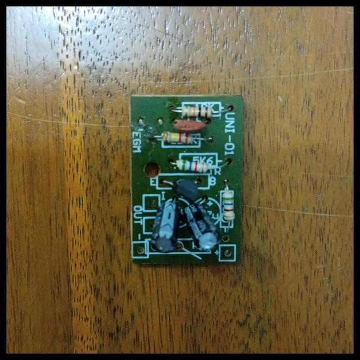 GRATIS ONGKIR 1271 KIT MODULE MODUL PREAMP PRE AMP MIC 1TR 1 TRANSISTOR UNI-01 