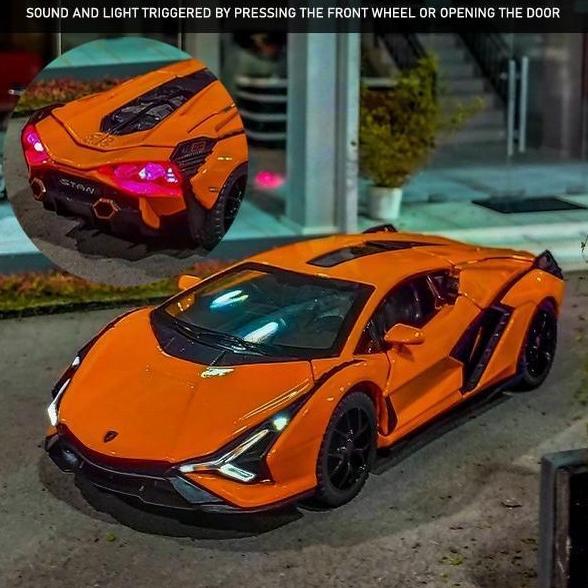 Diecast Miniatur Mobil Lamborghini Sian Skala 1:32
