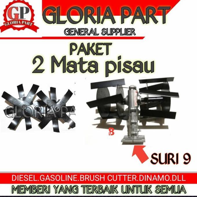 TERLARIS Mini Tiller/Cultivator/Penyiang gulma BC9 BISA GOSEND