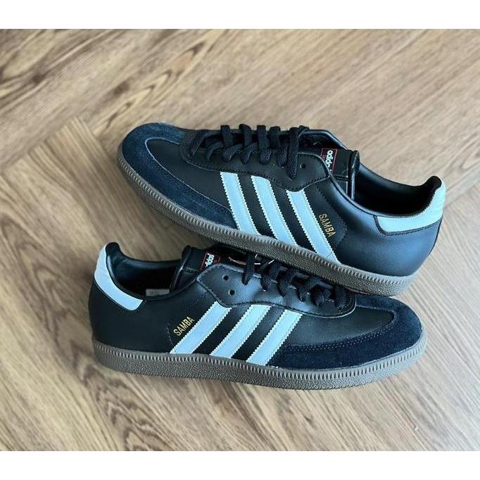 Adidas Samba Low OG / Leather / ADV Black White Gum (not campus ) - 100% Authentic Orinal Guaranteed