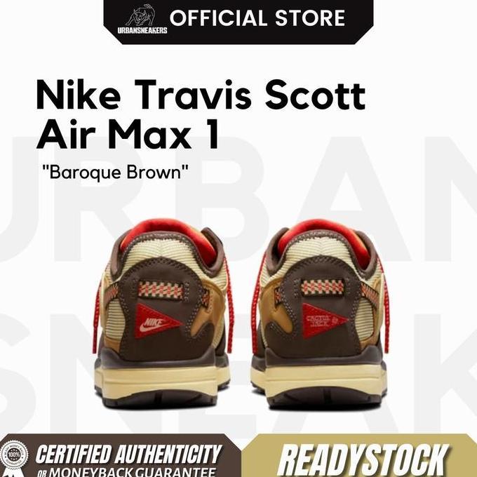 Nike Travis Scott Air Max 1 Baroque Brown Orinal | DO9392 200