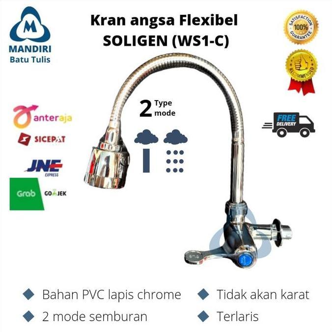 Ledeng- Kran Angsa Flexible - Kran Cuci Piring - Kran Leher Angsa - Kran Air