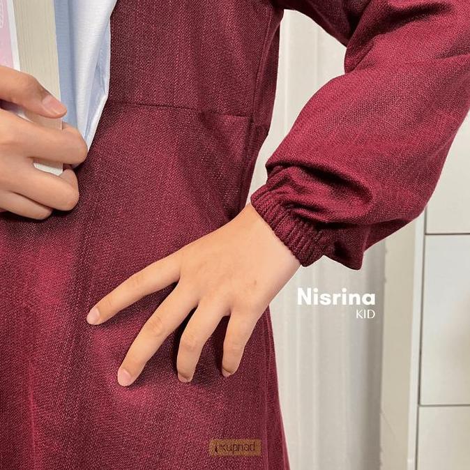 KUPNAD Gamis Anak Polos - Nisrina Kid
