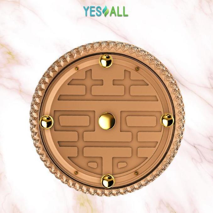 Terpopuler- Yesall Rak Kosmetik Aesthetic Tempat Make Up - Amber Gold Aesthetic Tray Aesthetic Rak S