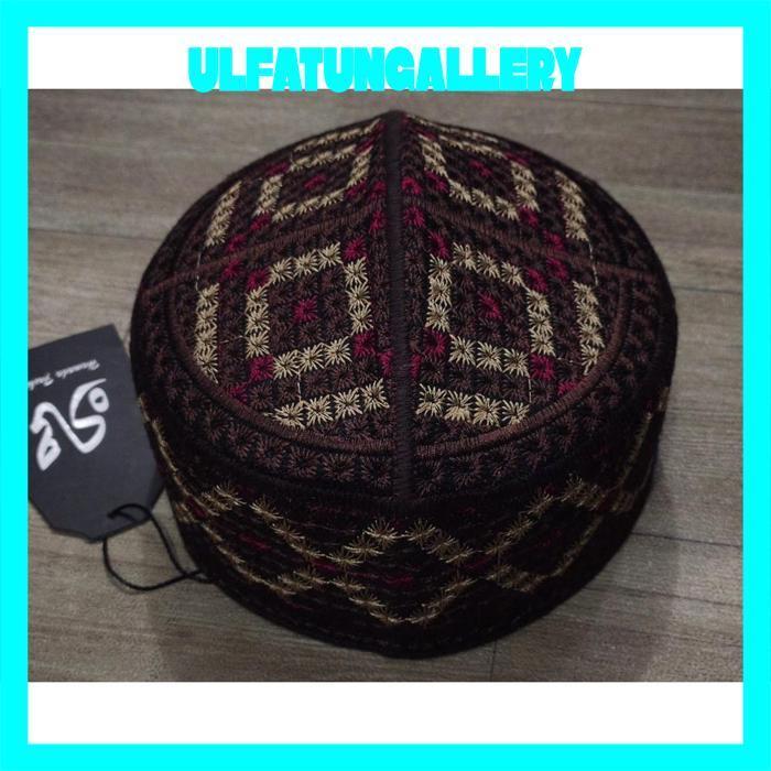 Ukd- Peci Pakistan Bordir, Peci Pakistan Premium Full Bordir Ukd-