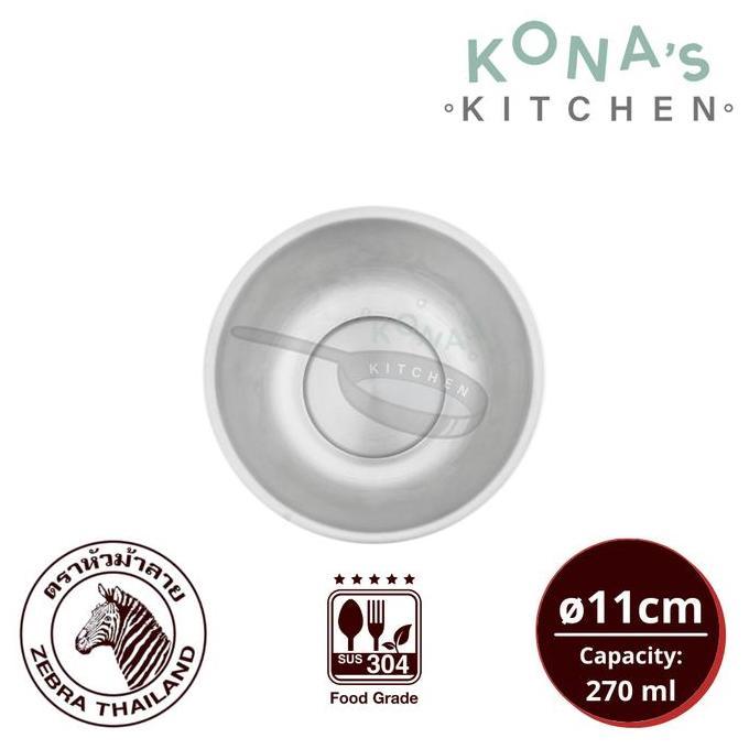 Terpopuler- Zebra Bowl 11 Cm (224111) / Mangkuk Stainless