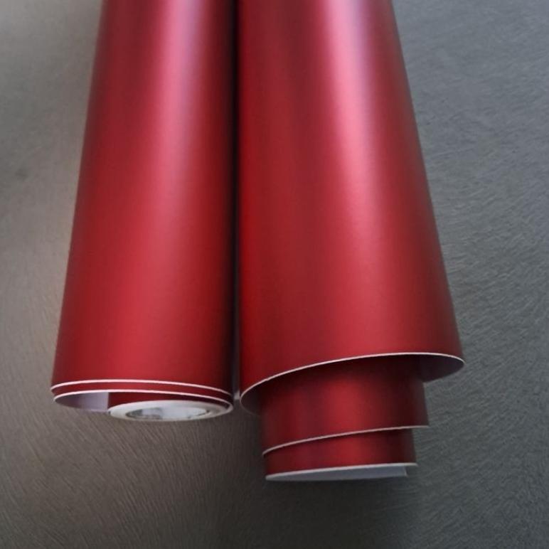 TERMURAH` SKOTLET MERAH TUA METALIK STIKER SCOTLET DARK RED CANDY METALIC SCOTLITE MERAH DOFF UNTUK 