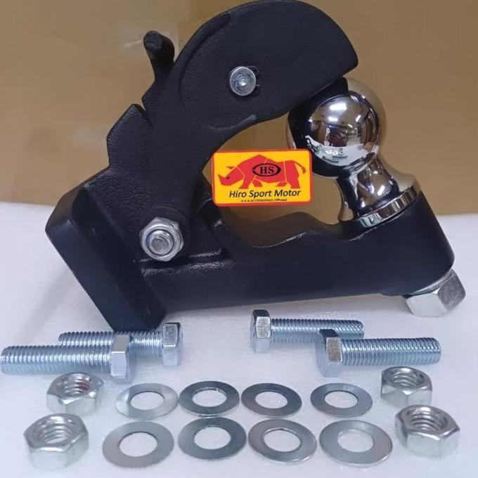 TOWING PINTLE HOOK BOPEL DEREK KAKATUA + HITCH BALL ORIGINAL DAN TERPERCAYA