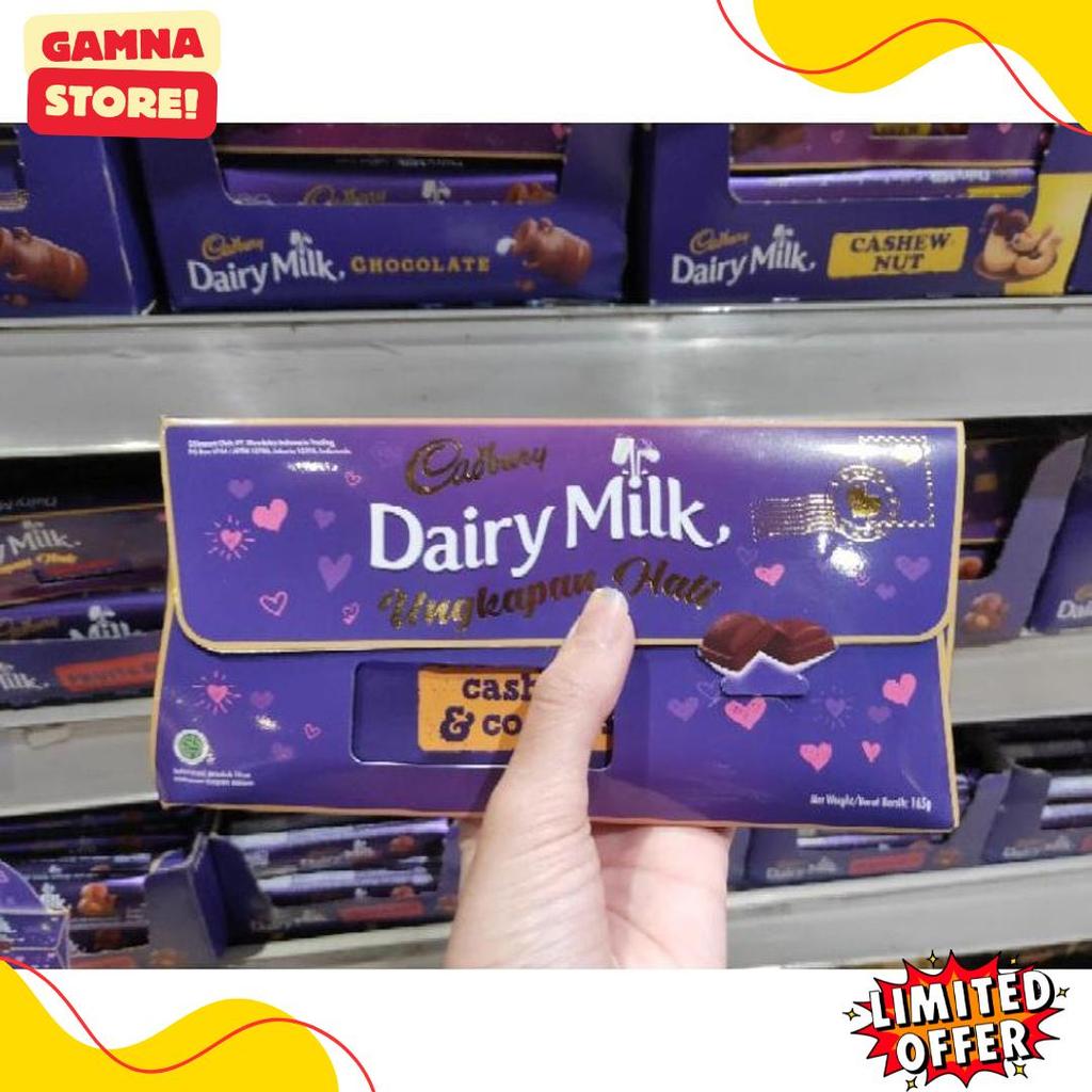 Cadbury Dairy Milk 5X30Gr Coklat Edisi Valentine 160Gr Cokelat Silverqueen 62Gr Chunky Bar 95Gr Delf