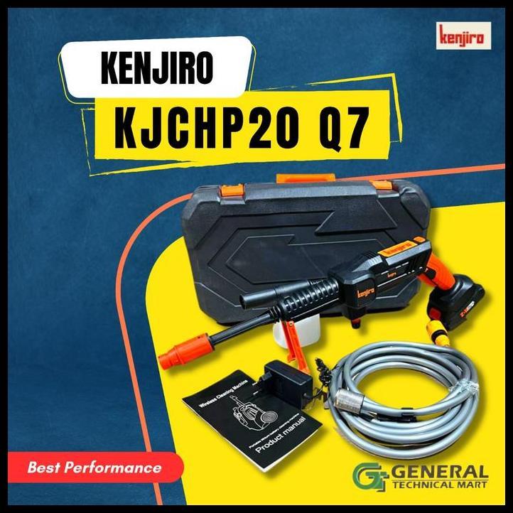 GRATIS ONGKIR KENJIRO BRUSHLESS JET CLEANER CUCI STEAM MOBIL MOTOR CORDLESS 20V