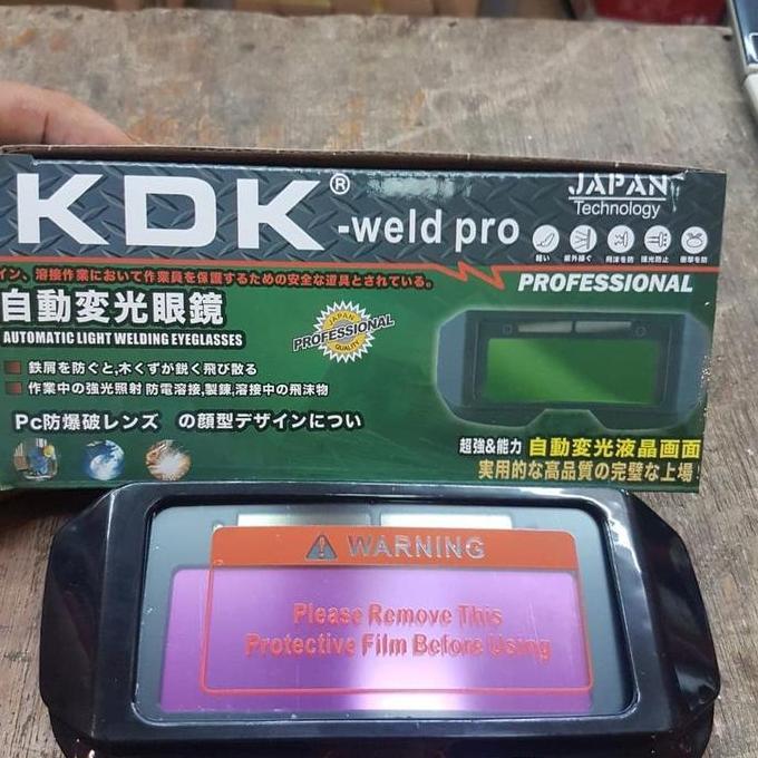 Weldeflow- Kacamata Las Otomatis Kaca Mata Las Auto Dark Darkness Kaca Mata Auto