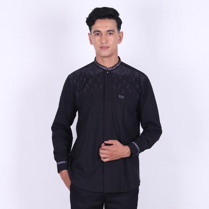 Baju Koko BHS Cosmo Duraid Hitam (TERBAIK) (TERBARU) (TERMURAH)
