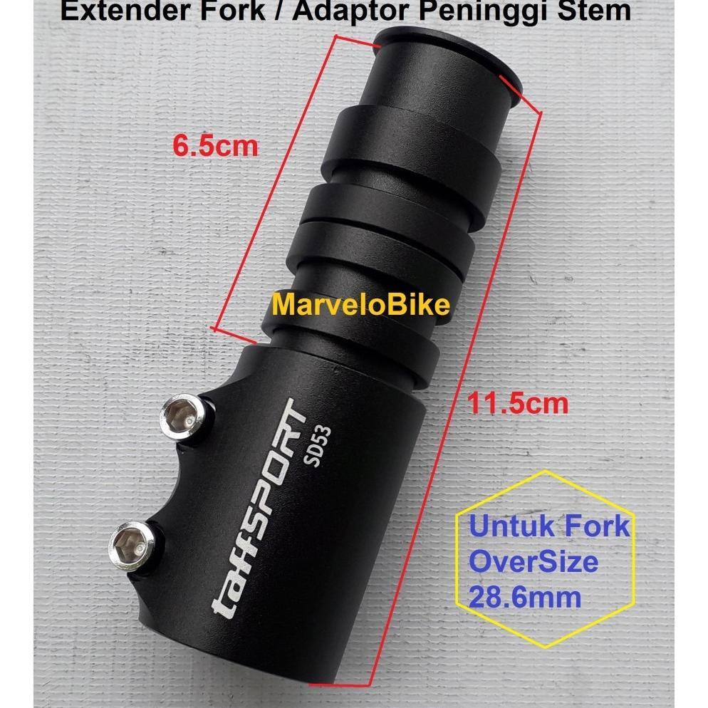 Extender Fork Adaptor Peninggi Stem Sepeda MTB Federal BMX Alloy