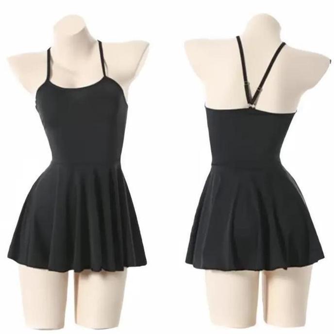 Promo Lingerie Sexy Lucu Menggoda Premium Rok Mini Ketat Polyester Dress Wanita Polos Baju Fit Melar