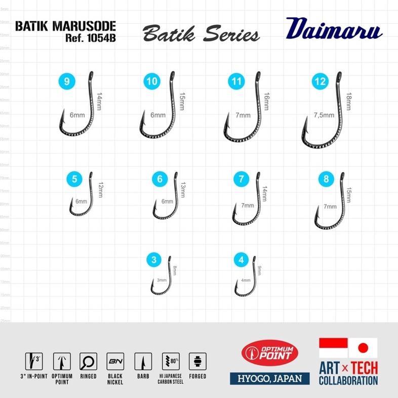 Bestone- kail daimaru batik series chinu/iseama/marusore hook daimaru
