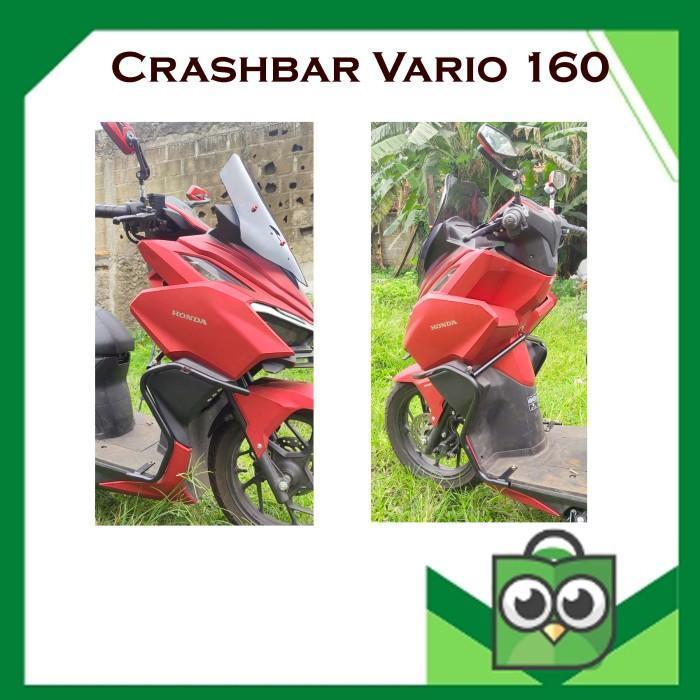 Crashbar Vario 160 2022 2023 Tubular Vario 160 Dudukan Lampu Vario 160 - Crashbar_Duduka Original Da