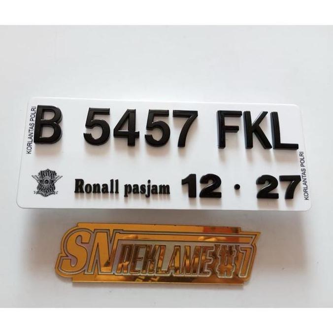 plat nomor timbul sultan, plat nomor mewah timbul, plat nomor pyramid, plat nomor timbul cembung, pl