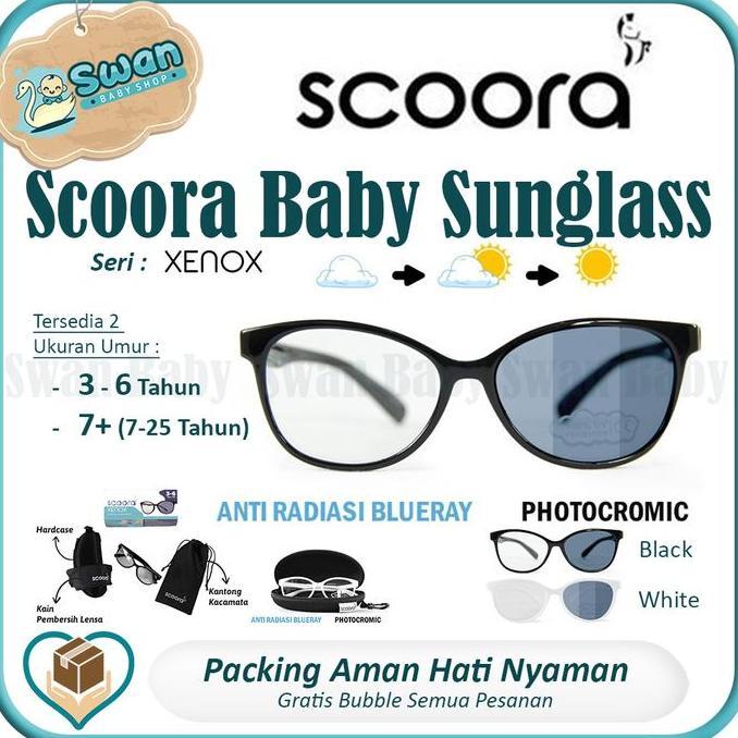 Scoora Xenox Kacamata Anak Anti Radiasi & Photocromic