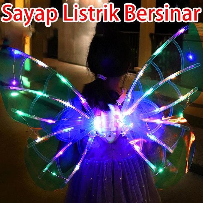 Sayap kupu kupu/Hadiah Tongkat Sihir Anak-anak/sayap peri anak perempuan/Dekorasi Pungg Sayap Kupu-k