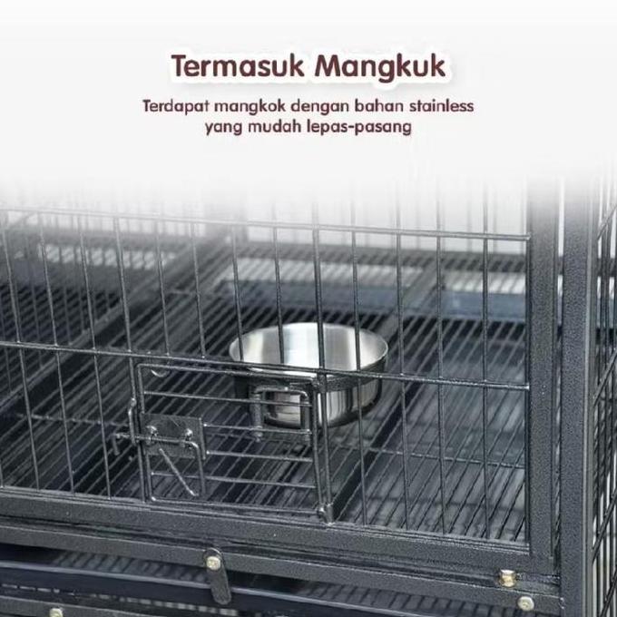 Kandang Octagon - Kandang 3 Susun | Kandang Susun | Kandang 3 Lantai | Kandang Kucing Anjing Burung