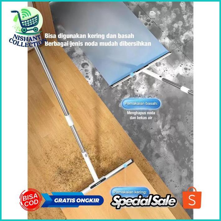 NISHANTCOLLECTION ECOCO TELESCOPIC WIPER BROOM - WIPER RUMAH TANGGA PEL WIPER KAMAR MANDI PEL LANTAI