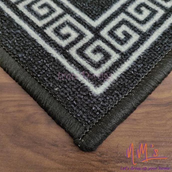 Karpet monochrome modern minimalis ruang tamu anti slip NMs