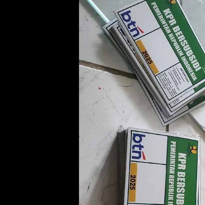 plat nomor rumah kpr subsidi desain bisa custom (harga 35 pcs)