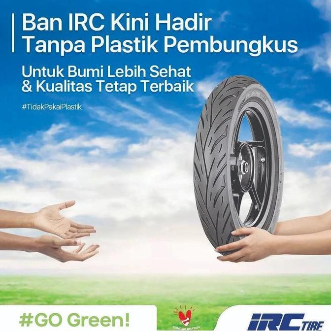 Ban Motor IRC TL ENVIRO 80/90 Ring 14 Tubeless (TERBAIK) (TERBARU) (TERMURAH)
