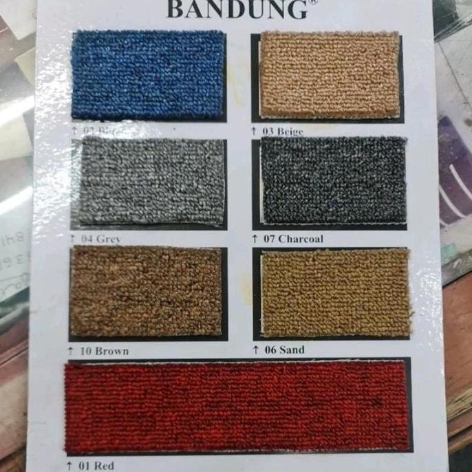 KARPET POLOS ROLL TEBAL 5 MM lebar 4 MTR