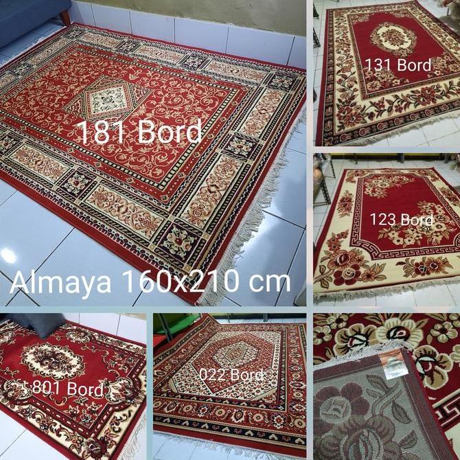 Karpet Permadani Safira Klasik Merah Marun