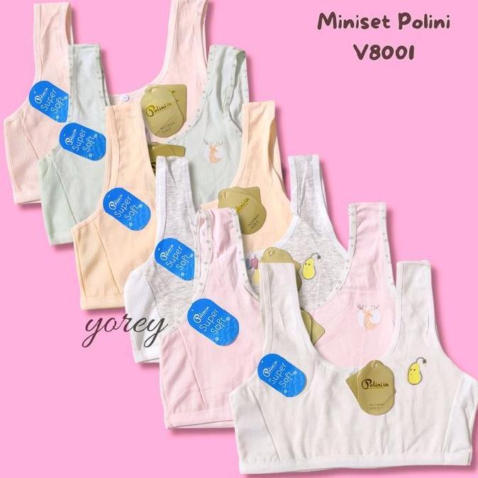 Polini Miniset Remaja Miniset Anak Bra Remaja Miniset Polini Katun Fashion