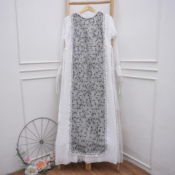 Promo Elena Closet Jumbo Anesya Gamis Brukat Tile Lebaran Terbaru Dress Syari