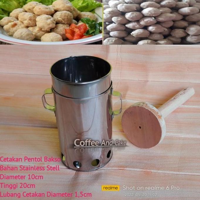 Thebest- Cetakan pentol bakso / cetakan bakso stainless