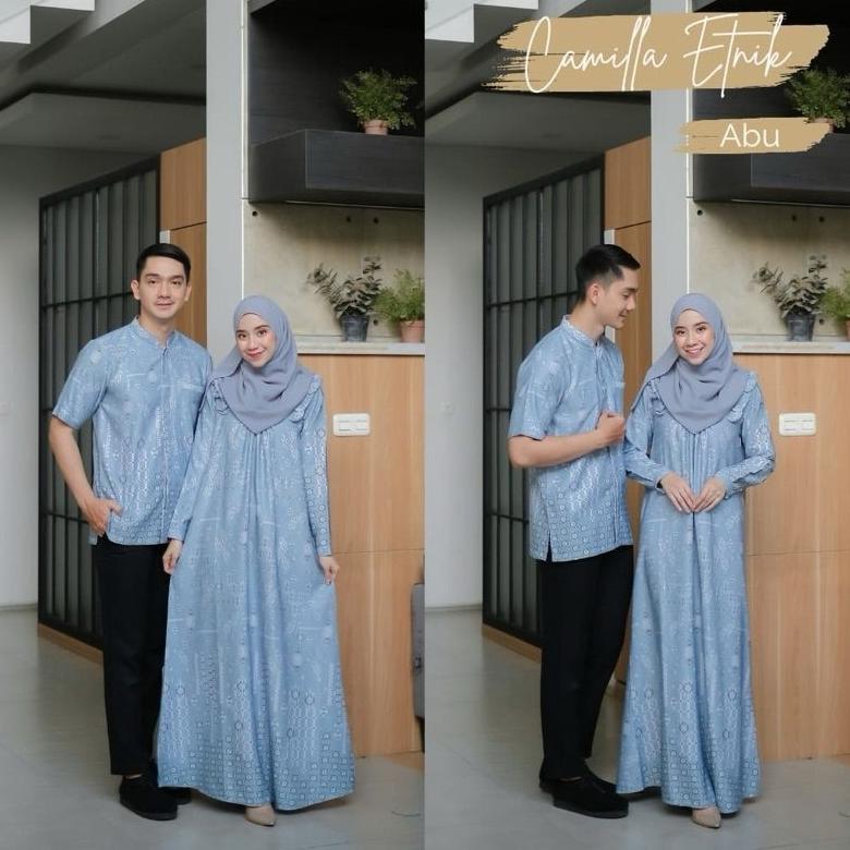Baju Sarimbit Couple Keluarga Silk Modern Baju Muslim Couple Pasangan Keluarga Gamis Koko Ibu Ayah N