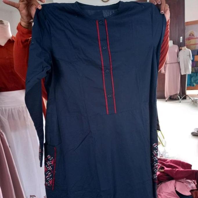 Grosir Abaya Navy & Hitam Xxl By Dannis Collection