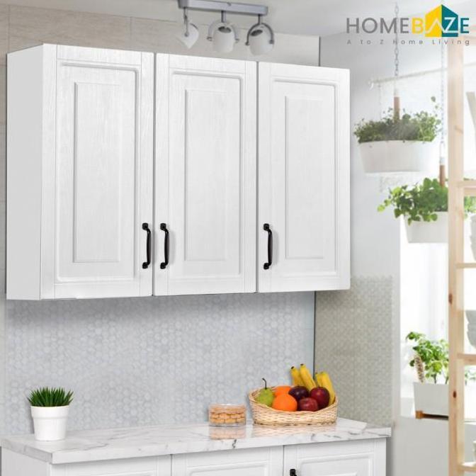 Thebest- KITCHEN SET MINIMALIS ATAS BAWAH PUTIH,
