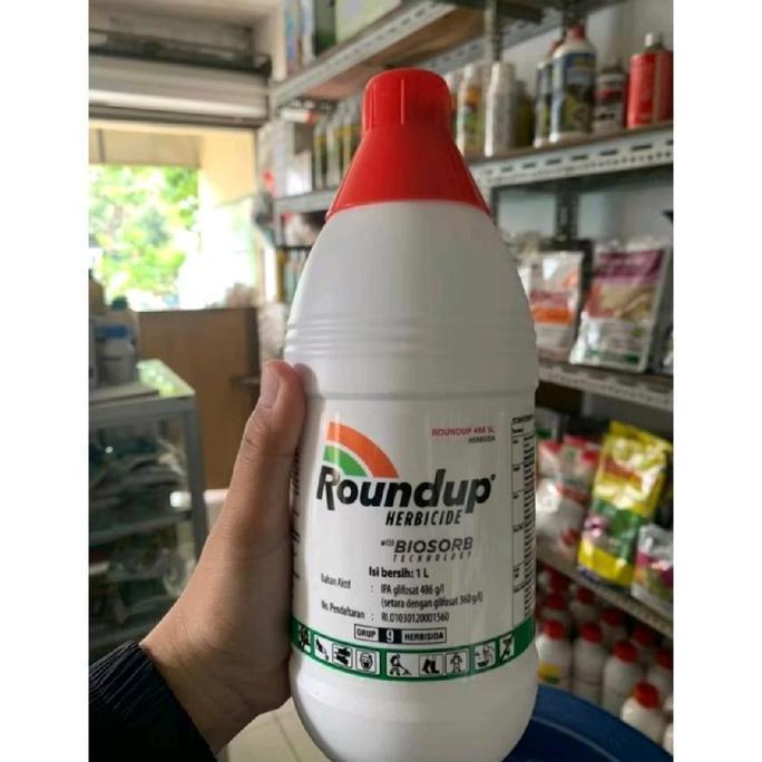 DISKON Roundup 1 Liter - Pembasmi Rumpu & Alang Alang oleh Roundup - Produk Pembasmi 1 Liter (TERBAI