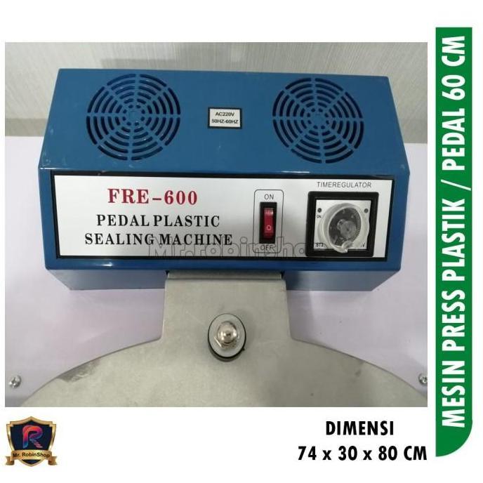 Thebest- mesin press pres plastik injak / pedal Impulse Sealer 60cm / mesin se