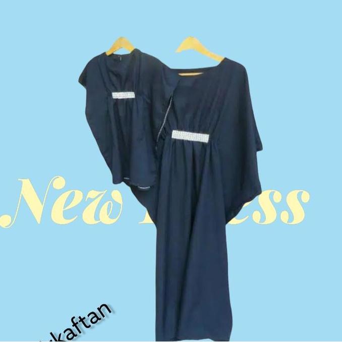 Promo Kaftan Lebaran Couple Ibu Dan Anak/Baju Kaftan Terbaru Couple Polos Mewah
