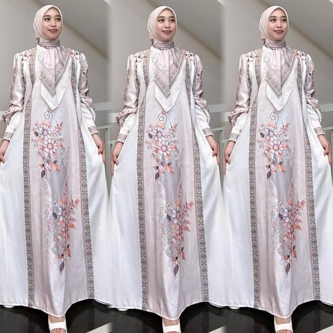 Promo Ready Stok Gamis Inayah Set Hijab