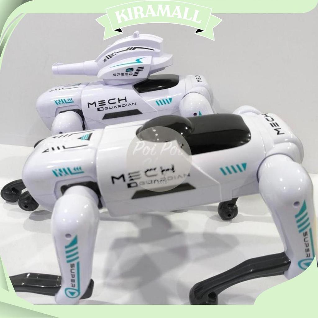 Mainan Robot Anjing Dog Rc Joget Unitree Mechdog Mainan Edukasi Anak Turret Robodog Canggih Nari Kad