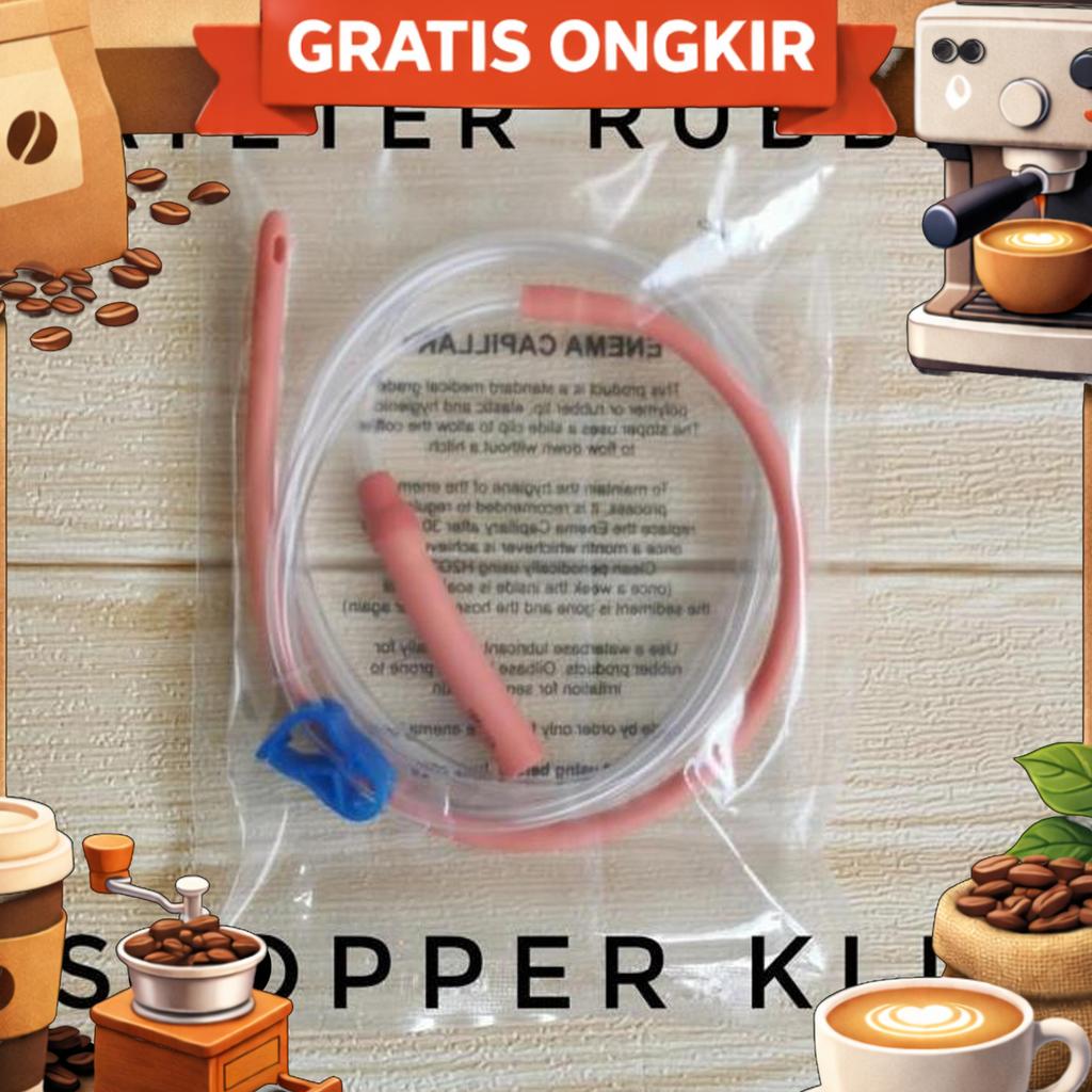 Selang Enema, Ujung Karet, Rubber, Jug Enema, Cateter, Enema Kopi