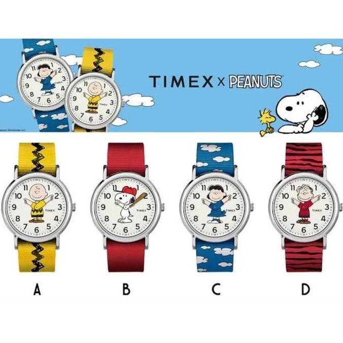 Timex Weekender Peanuts Collection 38mm Nylon Strap